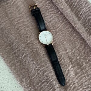 Daniel Wellington Rose Gold and Black Watch